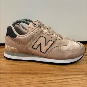 New Balance 574 Rose Water/Rain Cloud‎ Lace Up Sneakers Size 9 US